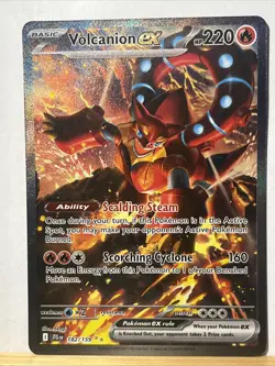 Volcanion ex 182/159 Sv09: Journey Together SIR Pokemon TCG NM/MINT - Image 2
