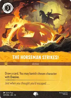 The Horseman Strikes! Epic Foil 207/204 Whispers in the Well Disney Lorcana - Image 1