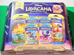Disney Lorcana Costco Inklands Bundle Box Pirate Mickey Mouse Foil Promo New ! - Image 1