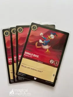 Disney Lorcana Donald Duck Boisterous Fowl 108/204 Uncommon NM Card Regular 4x - Image 1