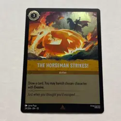 The Horseman Strikes! 29/204 Disney Lorcana Whispers in the Well Cold Foil NM - Image 1