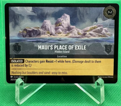 Maui's Place of Exile Hidden Island 202/204 Cold Foil Into the Inklands Lorcana - Image 1