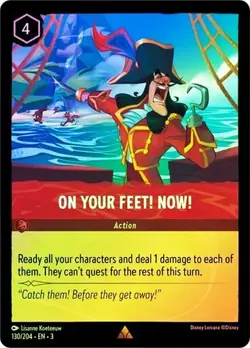 Disney Lorcana On Your Feet! Now! 130/204 Cold Foil Into the Inklands Holo - Image 1