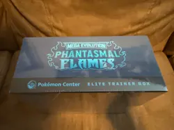 Sealed Pokemon TCG Phantasmal Flames Pokemon Center Elite Trainer Box PKC ETB - Image 2