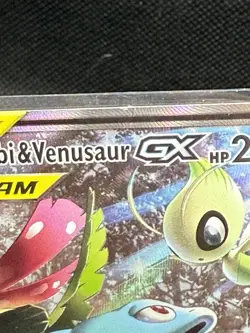 Pokemon Celebi & Venusaur GX SM167 Promo TAG TEAM Holo Basic English TCG Card - Image 3