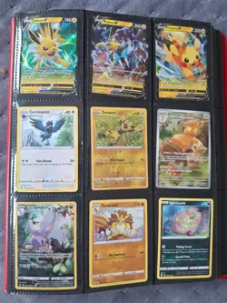 Pokemon Card Collection Lot Binder 149 Cards - Image 1