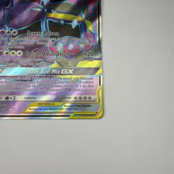 Pokemon Card Muk & Alolan Muk GX 196/214 Unbroken Bonds Tag Team Full Art NM - Image 5
