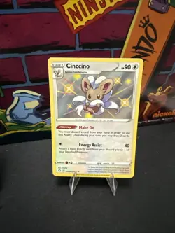 Pokemon TCG Minccino Sv093 and Cinccino SV094 Lot Of 2 Cards NM Shiny - Image 3