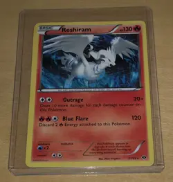 Reshiram 21/99 Rare Black & White: Next Destinies Pokemon Card - Image 1