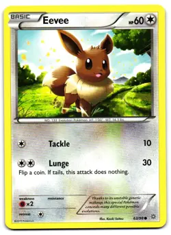 Eevee 63/98 - Ancient Origins Common Pokemon TCG - M/LP Card - Image 1