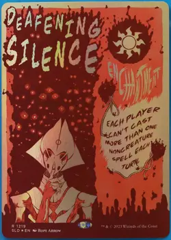 Deafening Silence (Secret Lair Promo) FOIL NM MTG MAGIC CARD (510486) ABUGames - Image 1