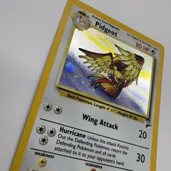 Pokemon TCG Pidgeot Base Set 2 Holo Unlimited Rare Card 14/130 LP - Image 2