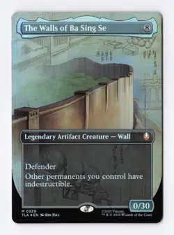 The Walls of Ba Sing Se (Borderless Foil) (M) MTG Avatar: The Last Airbender TLA - Image 1