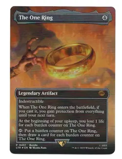 The One Ring (Borderless) Foil MTG Promo Lord of the Rings #P 0451 - Image 2