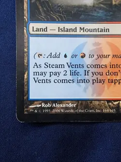 MTG Steam Vents Guildpact Regular Rare MP - Image 5