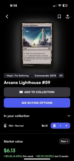 Arcane Lighthouse Commander 2014 Regular Magic the Gathering Land Colorless Mana - Image 4