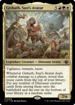 Gishath, Sun's Avatar The Lost Caverns of Ixalan Regular - Image 1