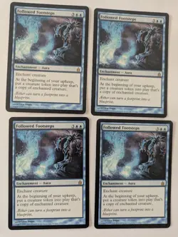 4 Followed Footsteps Ravnica MTG NM Free shipping with tracking - Image 1