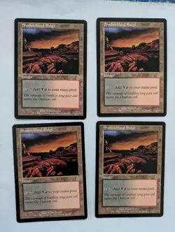 4 Shadowblood Ridge Odyssey MTG NM Free shipping with tracking - Image 1
