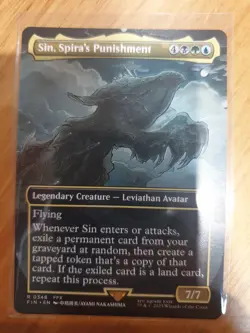 Sin, Spira's Punishment (Borderless) - 0348 - Final Fantasy - MTG NM FFX FF10 - Image 1