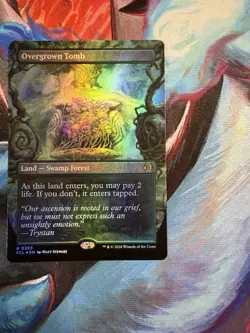 MTG - Overgrown Tomb (Borderless Foil) - Lorwyn Eclipsed 0350 - Image 1