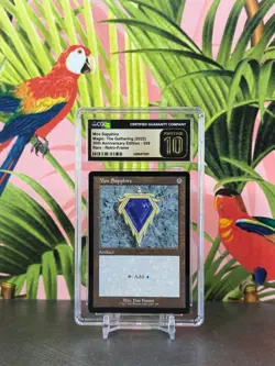 Mox Sapphire (CGC PRISTINE 10) - Retro Frame - MTG 30th Anniversary Edition - Image 3
