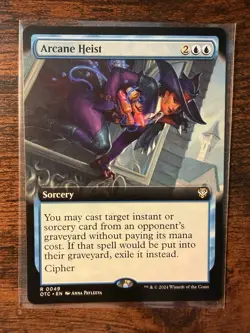 MTG - OTC - Arcane Heist Borderless Rare - 49 - NM-Mint! - Image 1