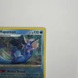 Pokemon TCG Vaporeon Black Star Promos Swsh072 Holo Promo Card - Image 2