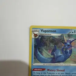 Pokemon TCG Vaporeon Black Star Promos Swsh072 Holo Promo Card - Image 3