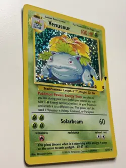 Pokemon Venusaur 15/102 Celebrations Classic Collection Ultra Rare Holo LP - Image 2