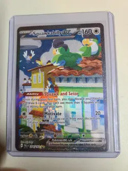 Pokemon TCG Paldea Evolved Squawkabilly ex 264/193 SIR NM - Image 1