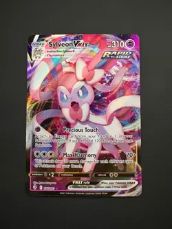 Sylveon VMAX 075/203 Pokemon Evolving Skies Ultra Rare Holo Near Mint (NM) 2021 - Image 1