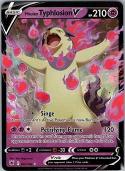 Pokemon Card Hisuian Typhlosion V 053/189 Astral Radiance - Near Mint - Image 1