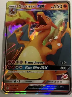 Pokemon TCG Charizard GX 9/68 Charizard (Symbol 60) Battle Academy - Image 1
