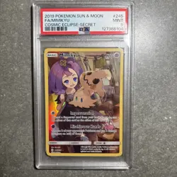 Pokemon 2019 SM Cosmic Eclipse Mimikyu #245/236 PSA 9 Mint - Image 1