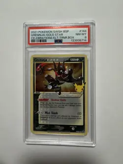 GRENINJA 2021 POKEMON GOLD STAR CELEBRATIONS #144 - Image 1
