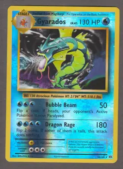 Gyarados 34/108 Reverse Holo Rare Pokemon XY Evolutions NM 2016 Base Set Art - Image 1