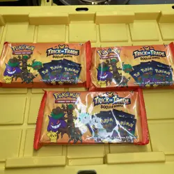Pokemon 2024 Halloween Trick or Trade BOOster Bundle 35 New Pack Sealed Lot of 3 - Image 1