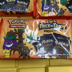 Pokemon 2024 Halloween Trick or Trade BOOster Bundle 35 New Pack Sealed Lot of 3 - Image 2