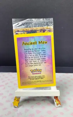 Pokemon The Movie Sealed Ancient MEW Black Star Promo Mint Condition - Image 1