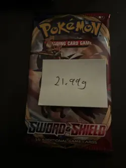 21.99g HEAVY Pokemon TCG: Sword and Shield Base Set Booster Pack - SEALED 820650806513 - Image 4