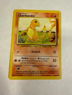 Base Set Pokemon TCG Charmander nm - Image 1