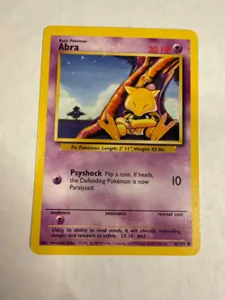 Base Set Pokemon TCG Abra nm - Image 1