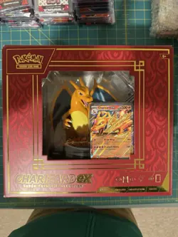 Pokemon TCG Charizard ex Super Premium Collection New Sealed - 10 Packs 1 Figure - Image 1