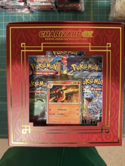 Pokemon TCG Charizard ex Super Premium Collection New Sealed - 10 Packs 1 Figure - Image 2