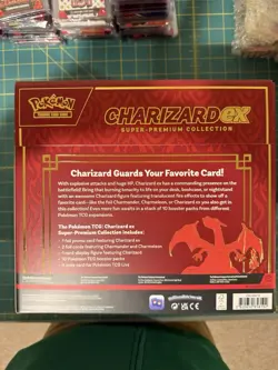 Pokemon TCG Charizard ex Super Premium Collection New Sealed - 10 Packs 1 Figure - Image 3