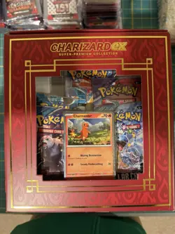 Pokemon TCG Charizard ex Super Premium Collection New Sealed - 10 Packs 1 Figure - Image 4
