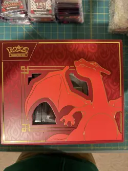 Pokemon TCG Charizard ex Super Premium Collection New Sealed - 10 Packs 1 Figure - Image 5