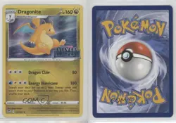 Dragonite (Prerelease Stamp) Pokemon Sword & Shield Silver Tempest #131 - Image 3