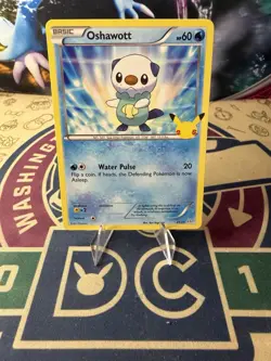 Oshawott 21/25 - Non-Holo - Pokemon 25th Anniversary McDonalds Promo - Image 1